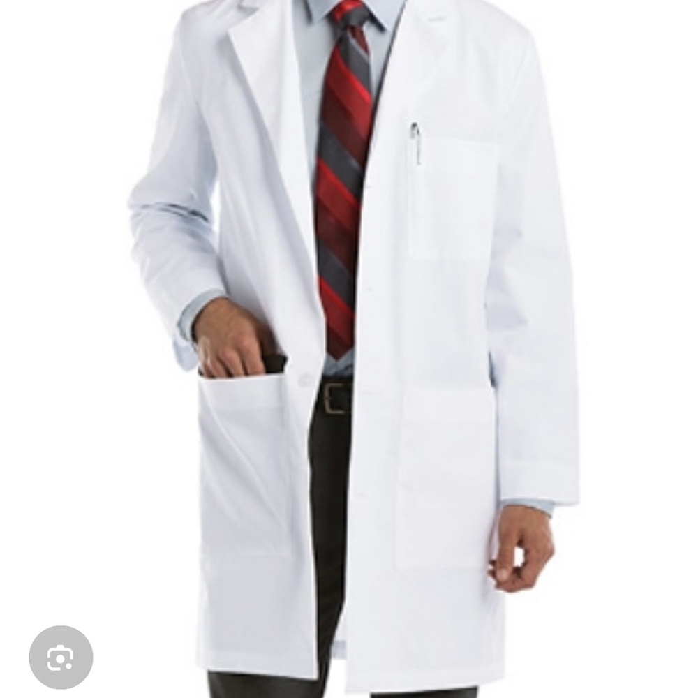 Barco Uniforms Men's White Professional Coat